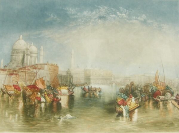 653. Original John Cother Webb 1855-1927 Engraving after J.M.W. Turner