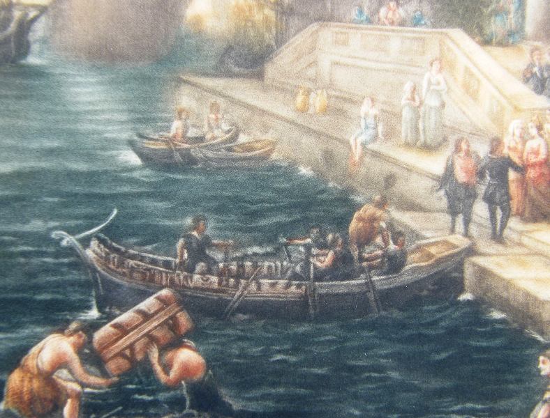 534. Original John Cother Webb 1855-1927 Engraving after Claude Gellee - Image 4