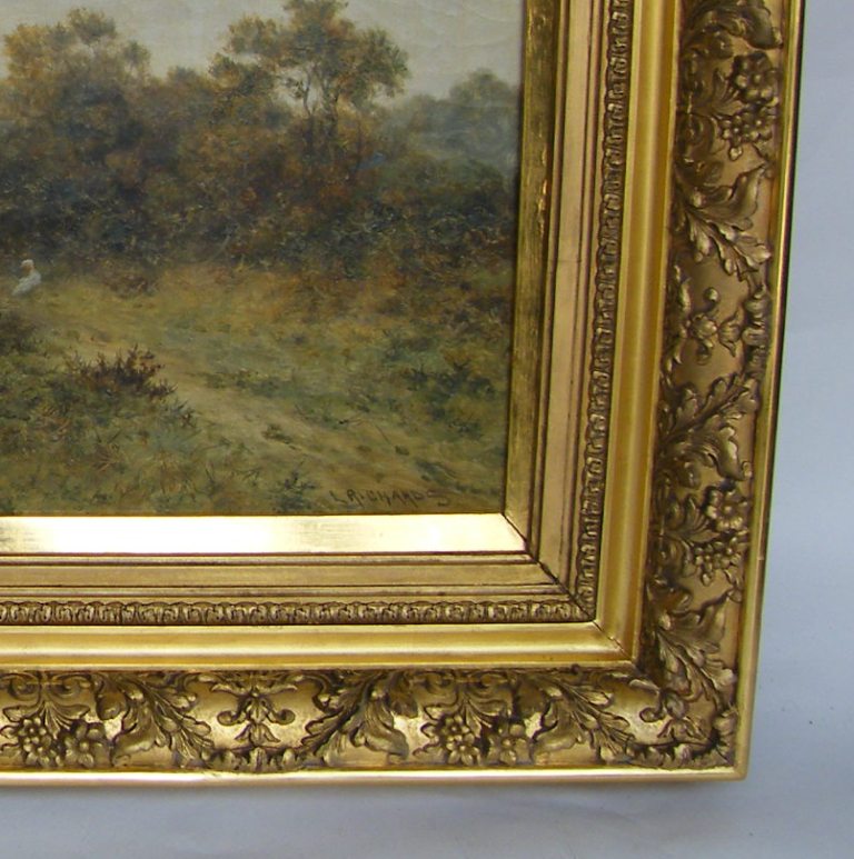 982. Sold. Daniel Sherrin 1868-1940 Large Oil on Canvas - Image 6