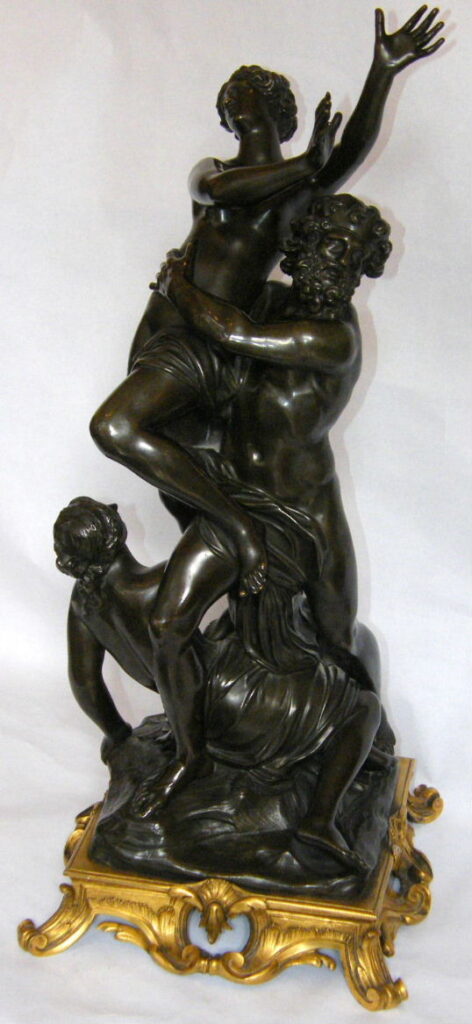 483. Sold. Henry Dasson (1825-1896) The Rape of Proserpine (after Girardon)
