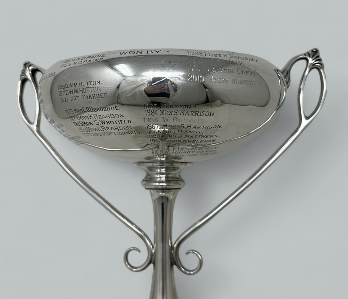 125. Antique Art Nouveau English Sterling Silver Sporting Trophy Cup Bowl Centerpiece - Image 8