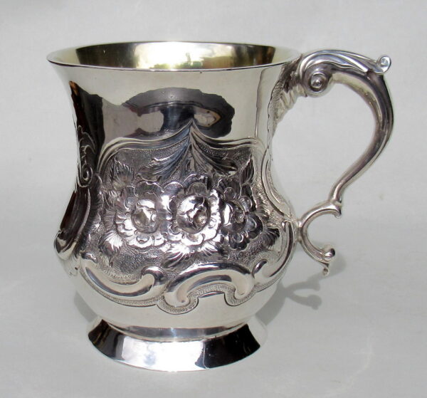 131. Rare Irish Georgian Dublin Silver Mug 1787 Matthew West 10.4ozs