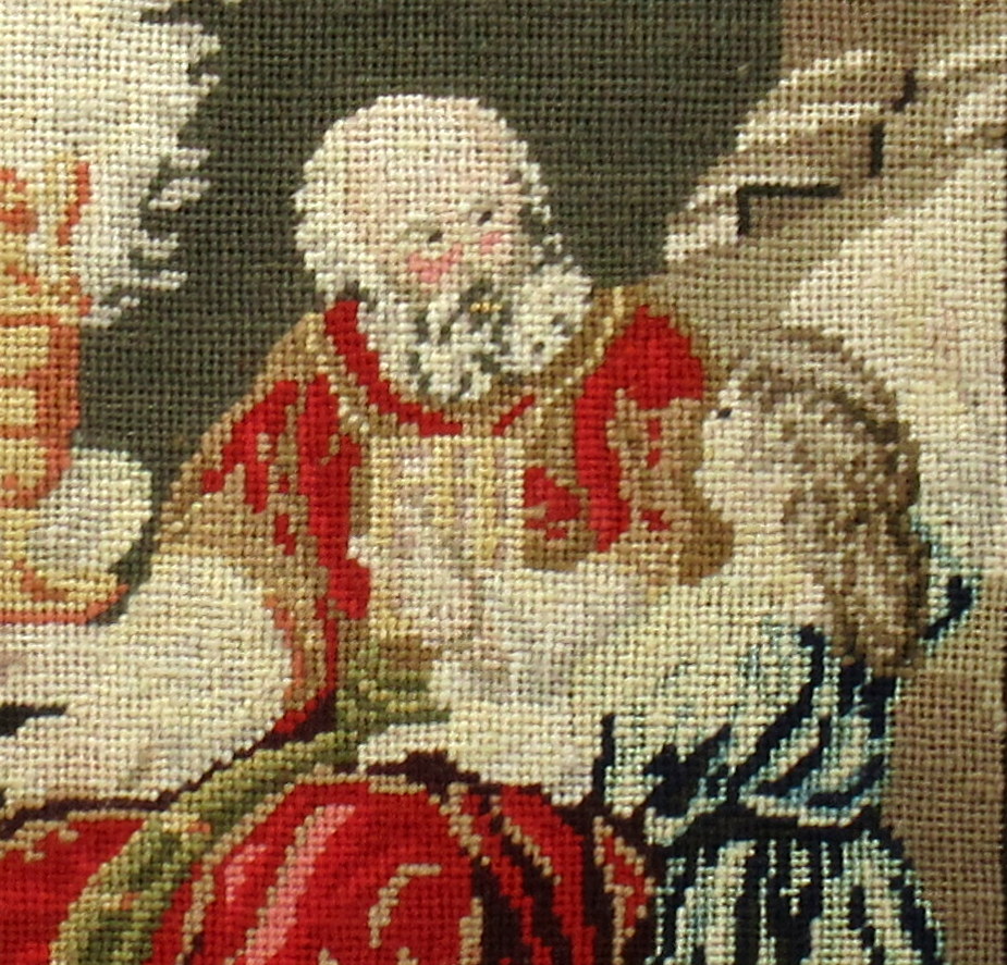 277. Belgian Tapestry Christ Among the Doctors early 19thCt - Image 4