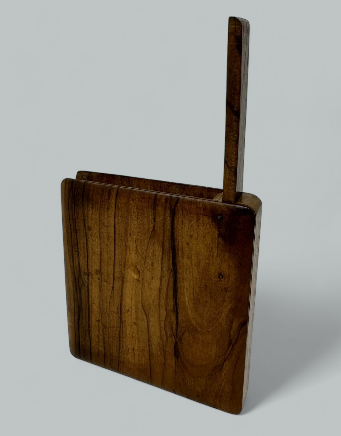 663. Antique Treen Ware Coquilla Nut, Glove Box, Chess Dice Shaker, Lady's Card Case - Image 11