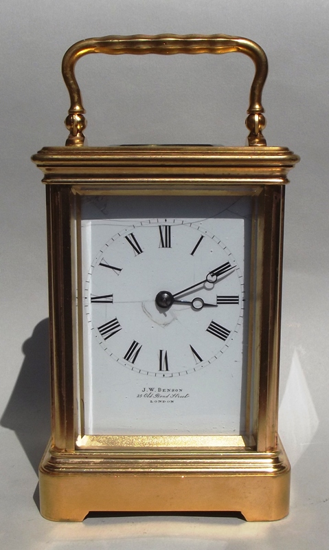 317. Fine Ormolu Carriage Time-Piece J.W.Benson Bond St. London - Image 4