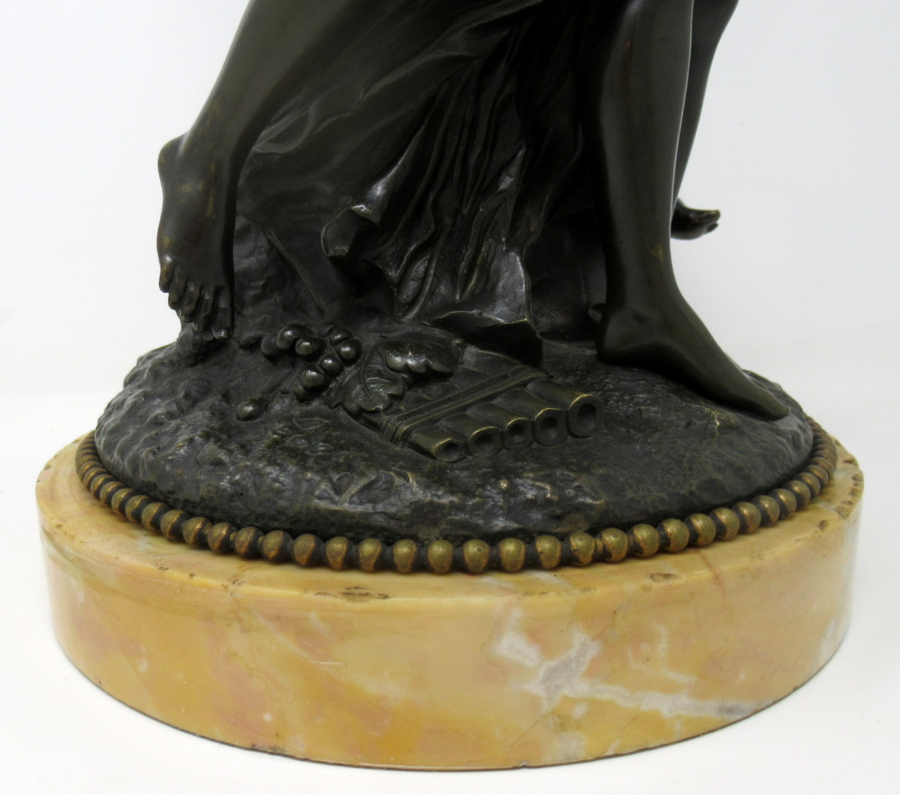 207. Superb French Figural Bronze “Triumph of Bacchus” Signed Edmond Louis Auguste Leveque 19thCt - Image 11