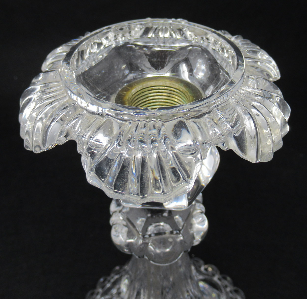 532. Fine Baccarat Crystal Twin Light Candelabra mid 19thCt - Image 5