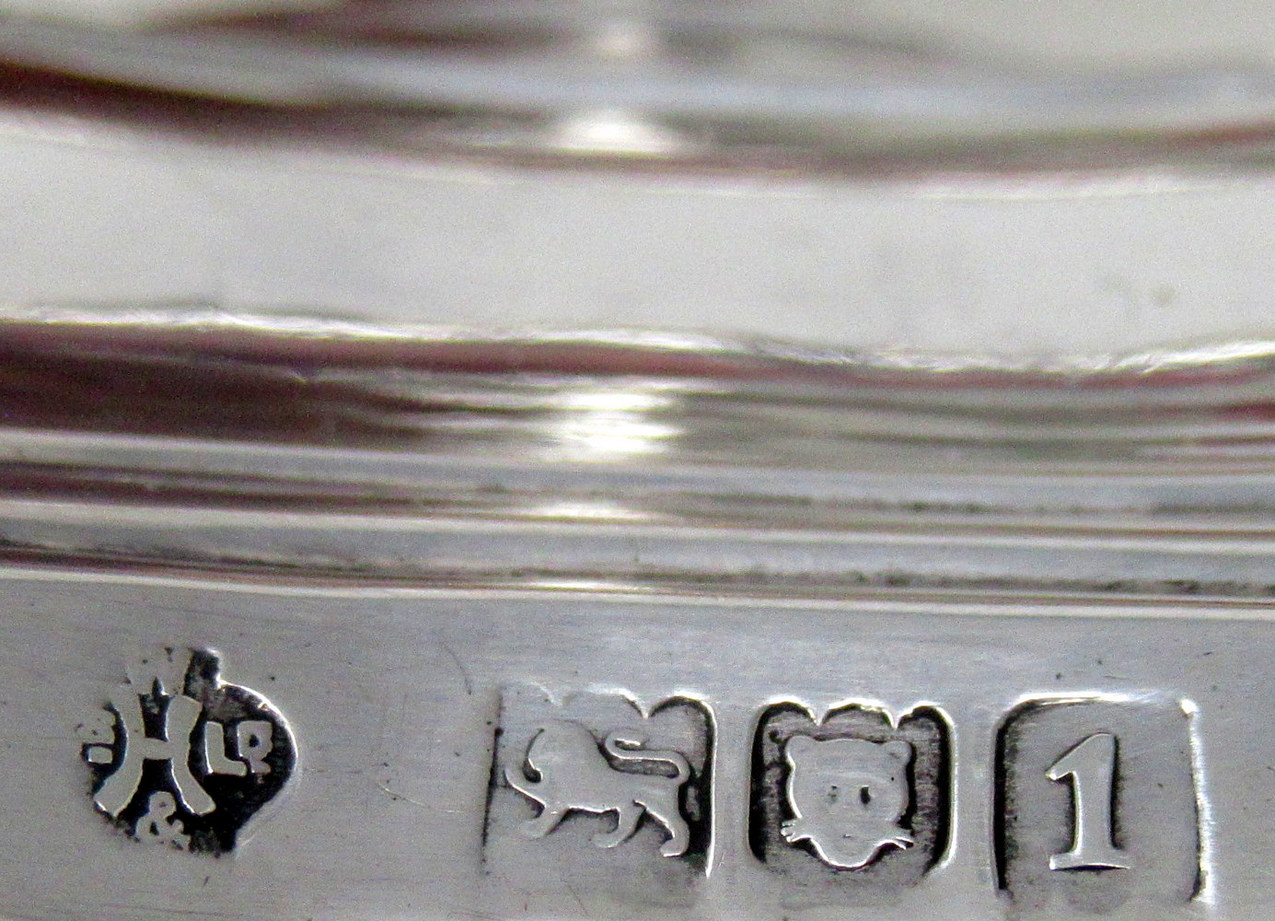 956. Antique Pair English Sterling Silver Candlesticks Candelabra William Hutton 1905 - Image 7