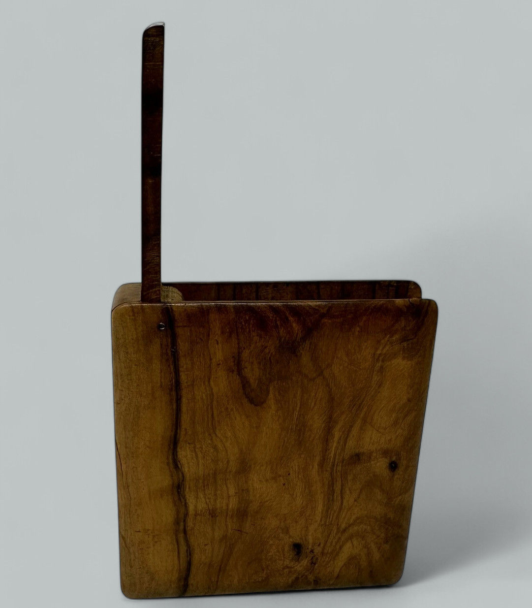 663. Antique Treen Ware Coquilla Nut, Glove Box, Chess Dice Shaker, Lady's Card Case - Image 10