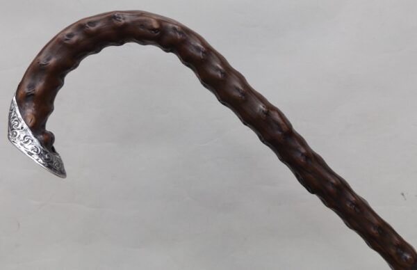 645. Thorn Wood Walking Stick by Jonathan Howell London 1897