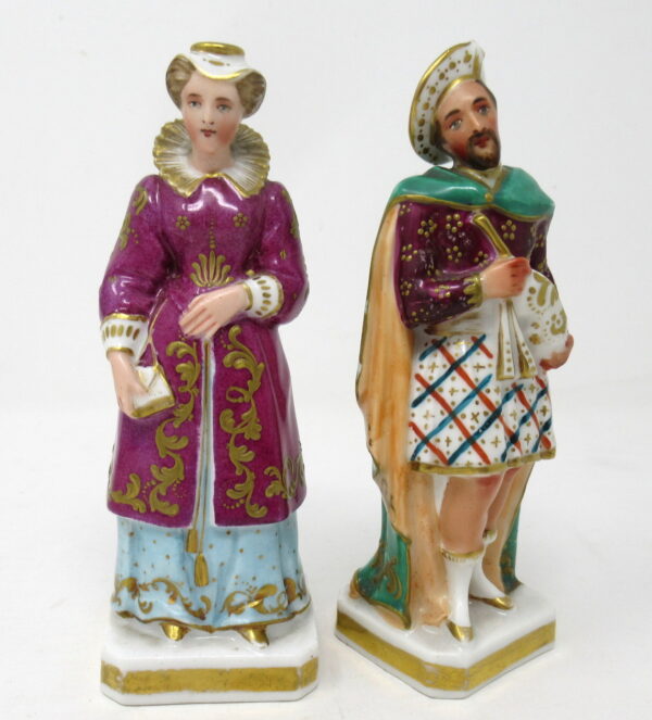 455. Jacob Petit Scent Bottles Mary Queen of Scotts and her Piper 19thCt