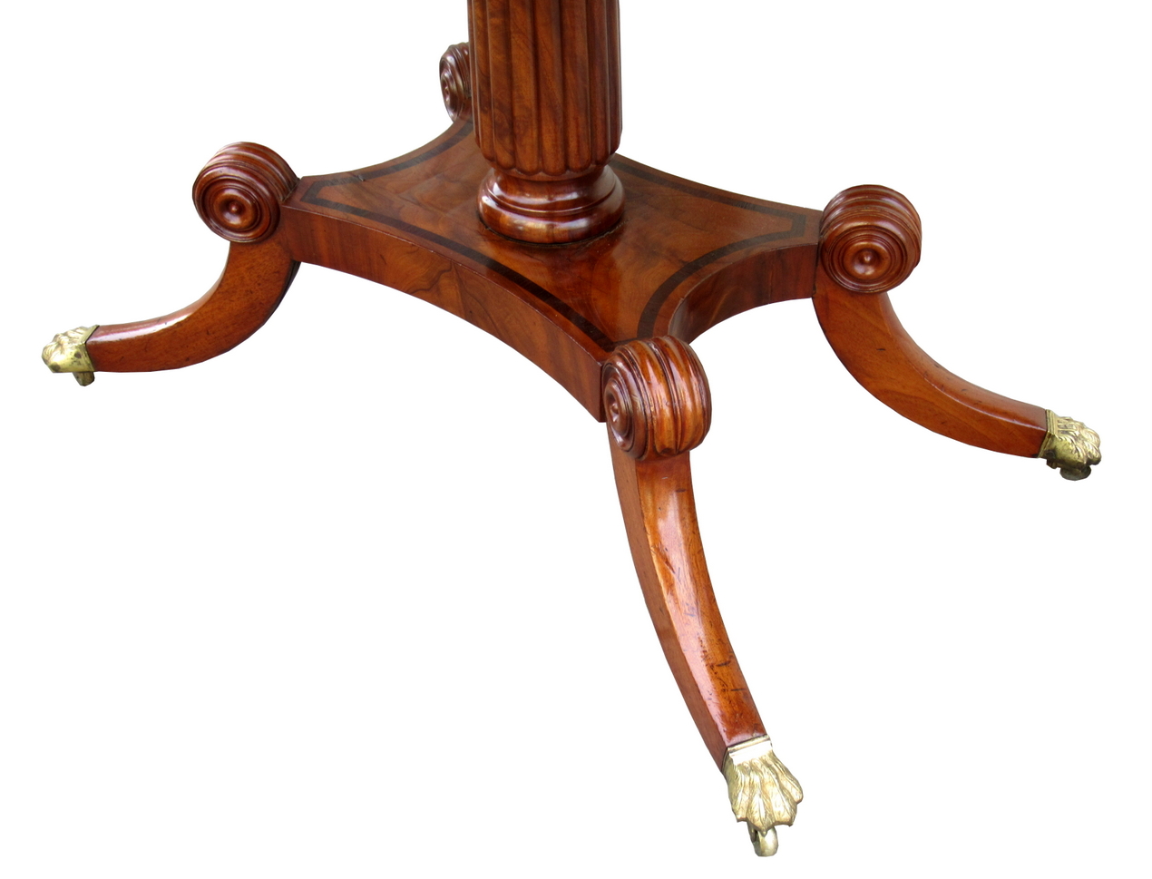 244. Fine Irish Mahogany Fold-over Tea Table by Mack Williams Gibton 1825-1830 - Image 3