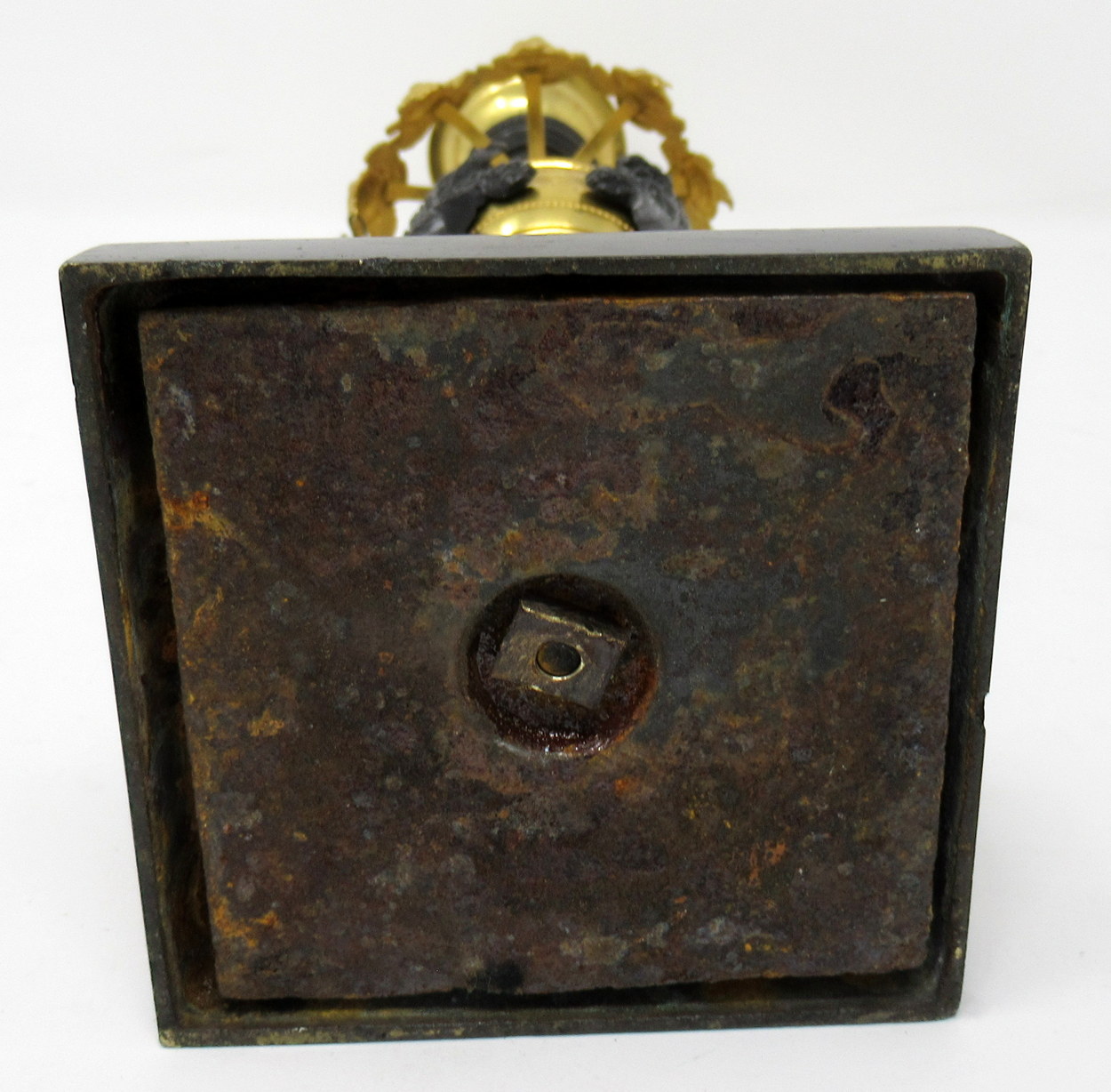 932. Fine Pair English Regency Ormolu Bronze Candlesticks Lustres. Circa 1815 - Image 10