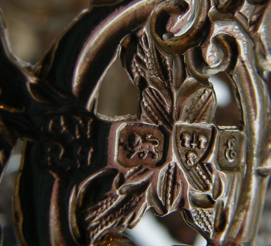 845. Sold. Rare Antique Set Four Silver Napkin Rings Chester 1905 - Image 8