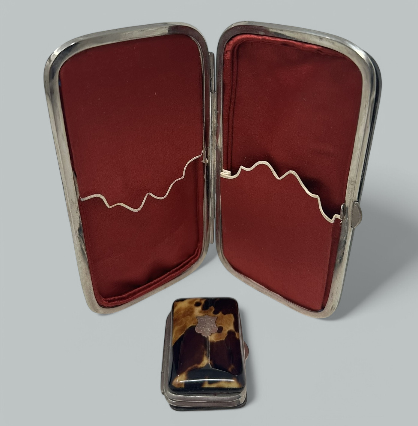 297. Antique Victorian Casket Tortoiseshell Calling Cards Regency Grand Tour 1837 - Image 7