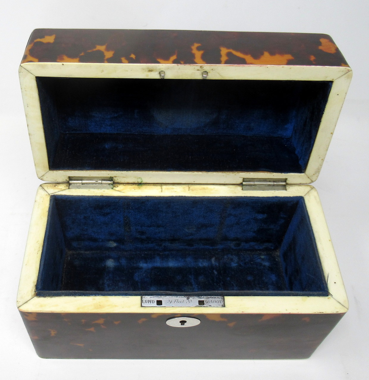 165. Figured Tortoiseshell Ivory Ladies Jewellery Casket by Thomas Lund 19thCt - Image 7