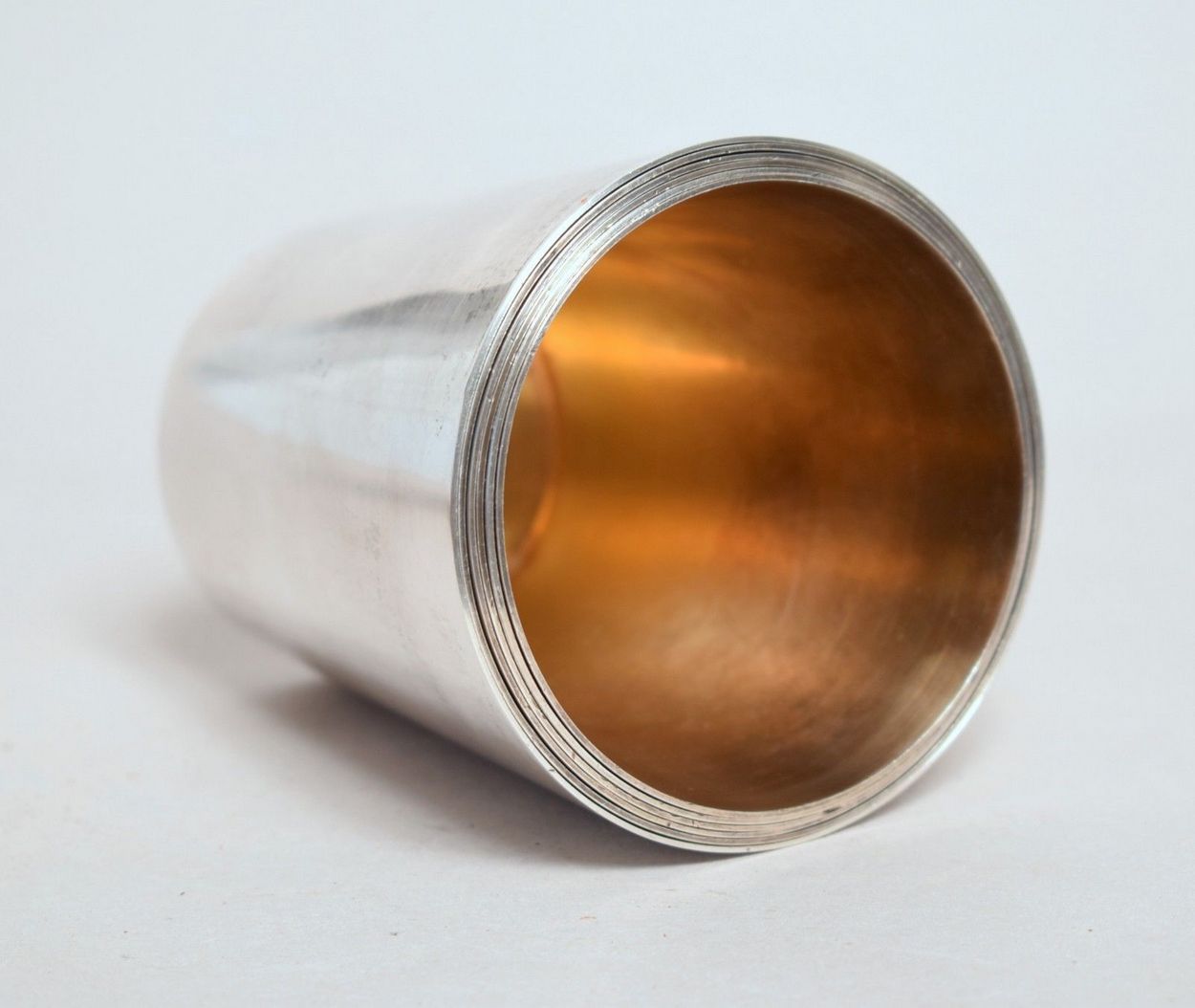 849. Fine Set Silver Gilt Hunting Stirrup Cased Cups by Asprey London 1920 - Image 3