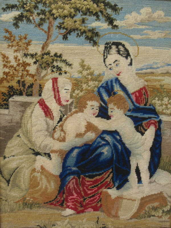 205. Belgian Tapestry The Holy Family after Raphael Canigiani early 19thCt