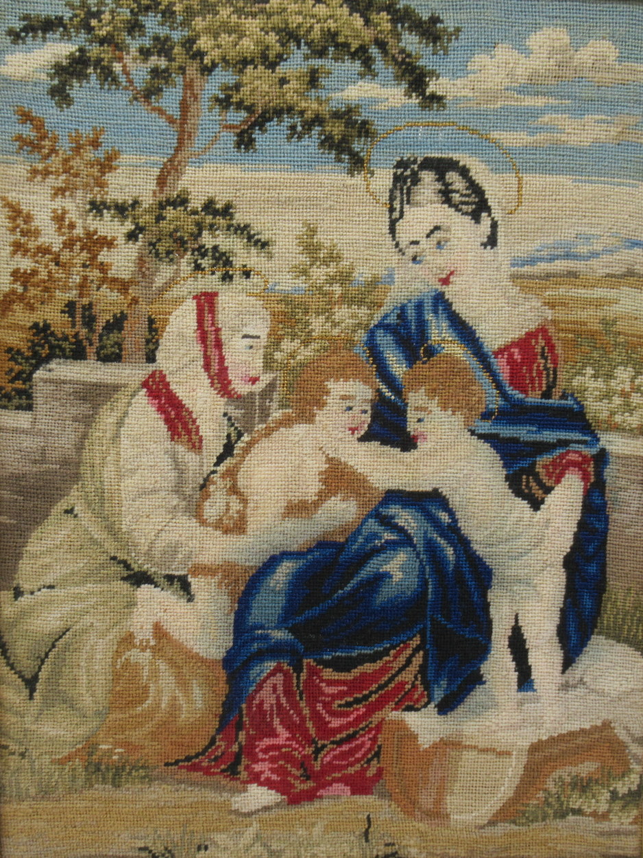 205. Belgian Tapestry The Holy Family after Raphael Canigiani early 19thCt
