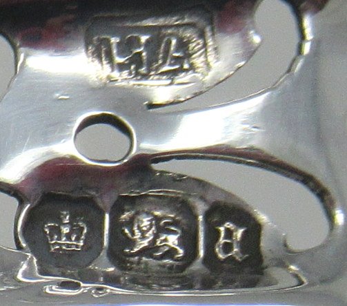 494. Fine Victorian Sterling Silver Fruit Basket Atkin Brothers Sheffield 1893. 268 grams - Image 6