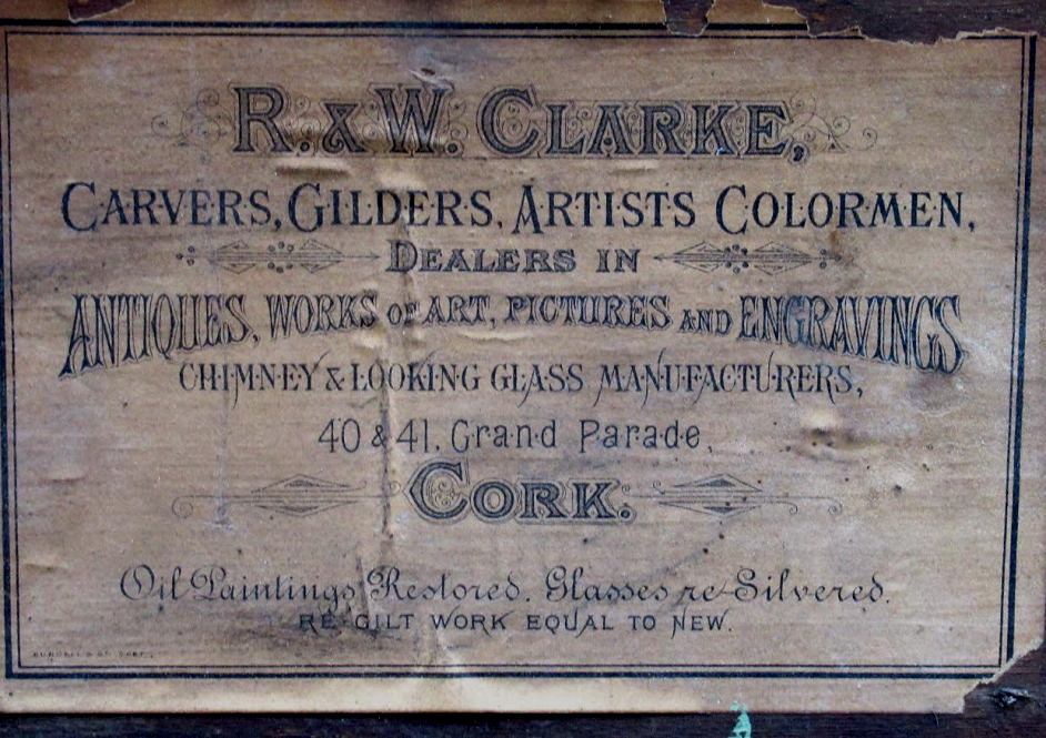 517. Rare Irish William IV Giltwood Pier Bevelled Mirror by R and W Clarke Cork - Image 5