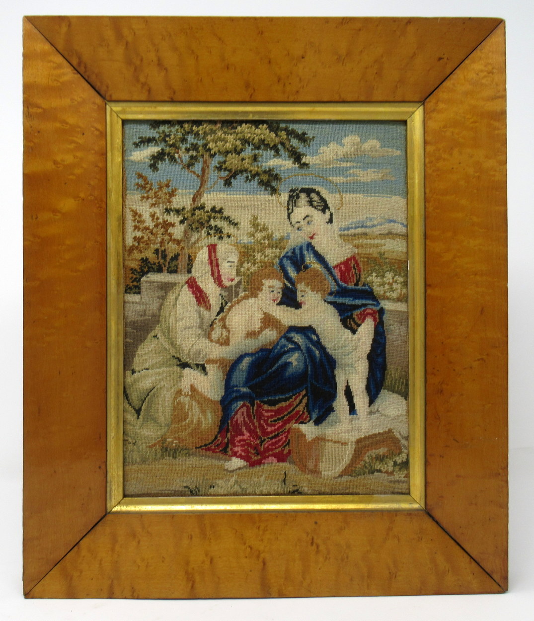 205. Belgian Tapestry The Holy Family after Raphael Canigiani early 19thCt - Image 2