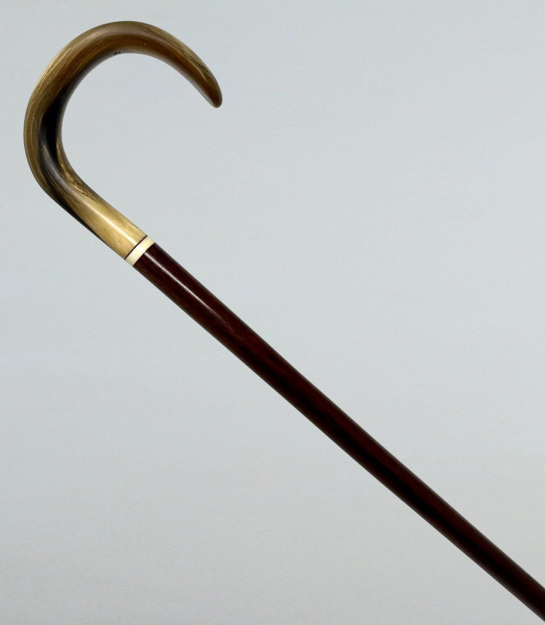 580. Antique Vintage Lady's Gentleman's Snakewood Wooden Walking Stick Dress Cane - Image 6