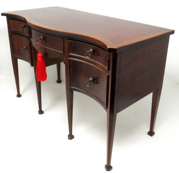 698. Antique Mahogany Ladys Gentlemans Jewlery Casket Box Miniature Sideboard 19 Cent