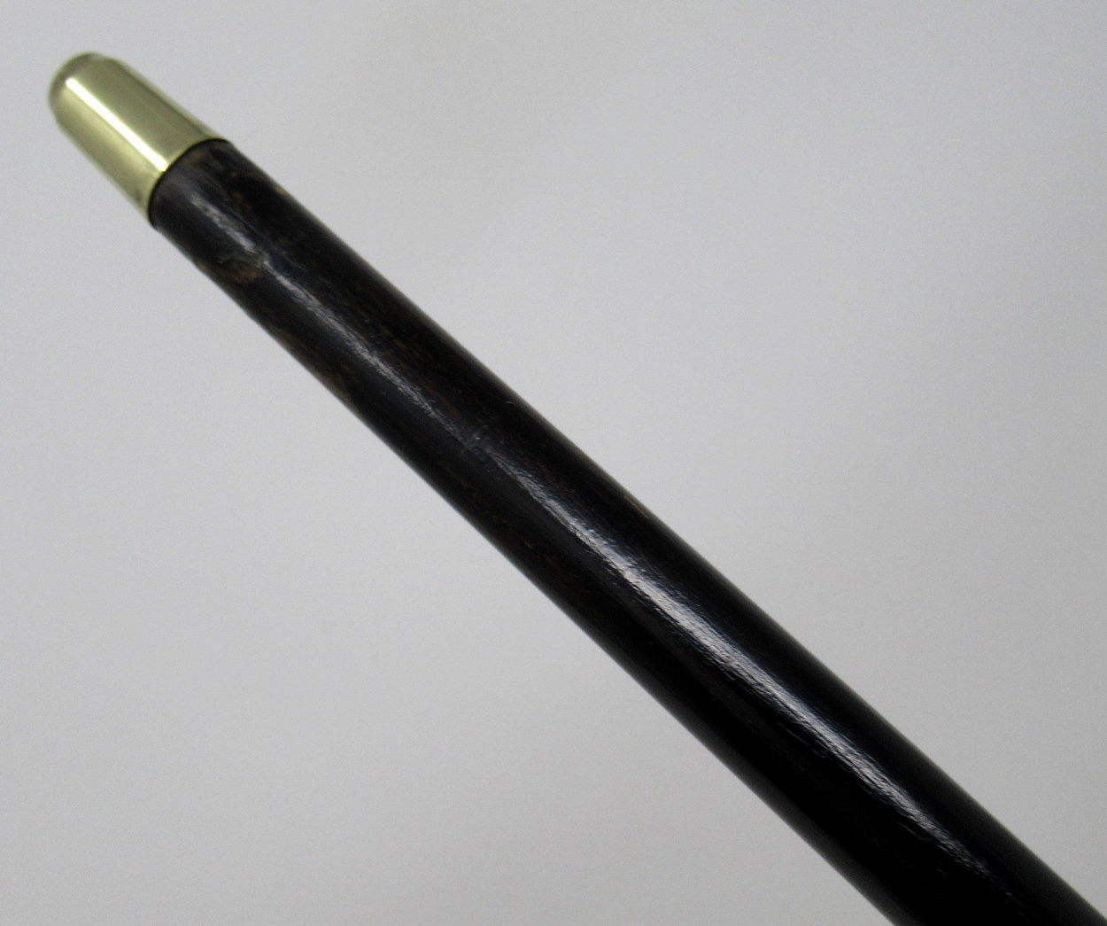 415. Stunning Ladies Ebonized Walking Swagger Cane Cut Crystal and Amethyst Grip 19thCt - Image 6