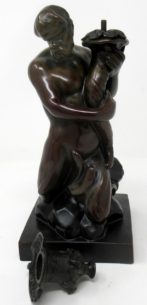 993. Fine Staffordshire Figure of a Triton John Flaxman by Wood Caldwell 1810 - Image 5