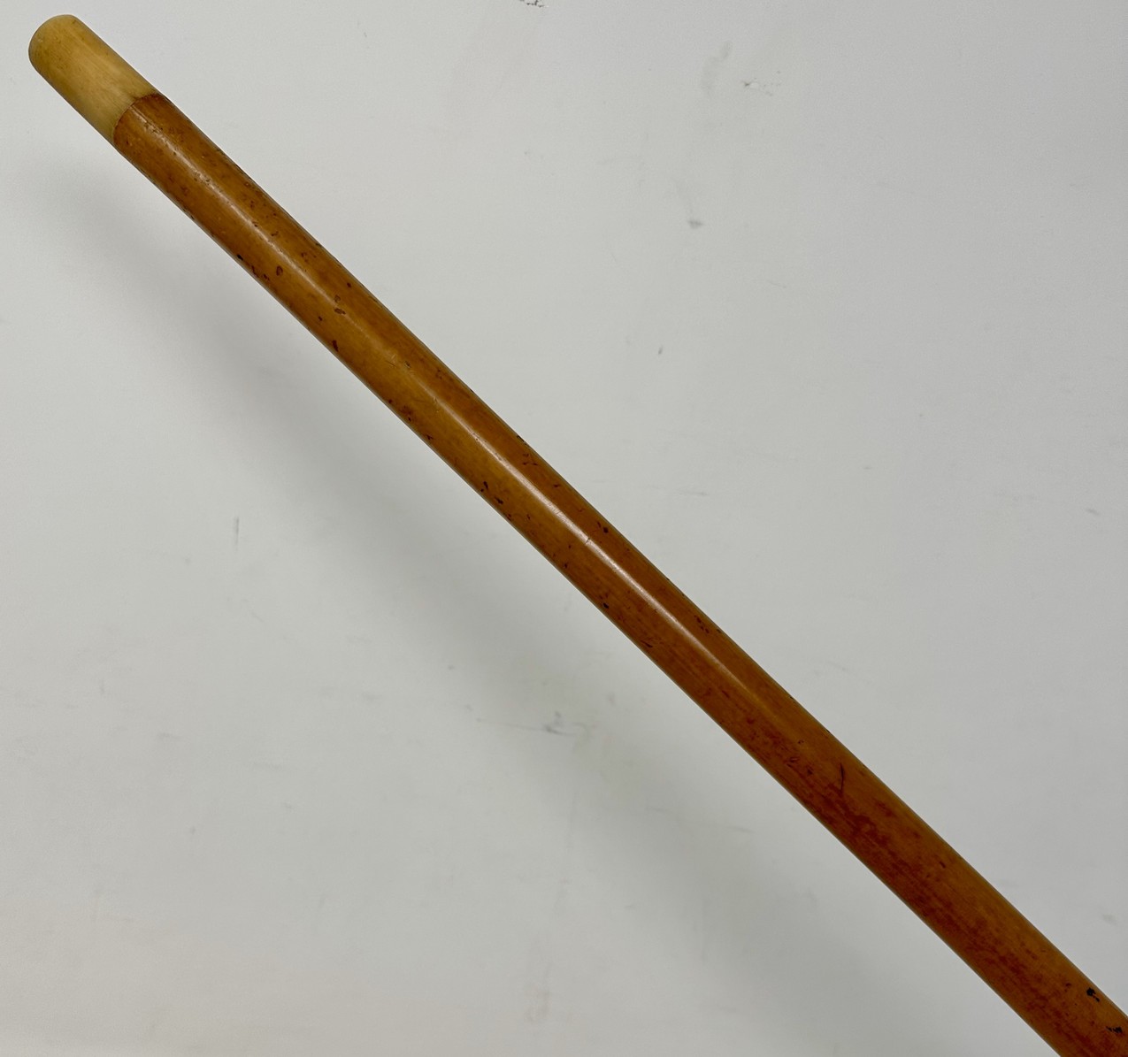 720. Antique Malacca Wooden English Walking Swagger Stick Cane Sterling Silver London - Image 8