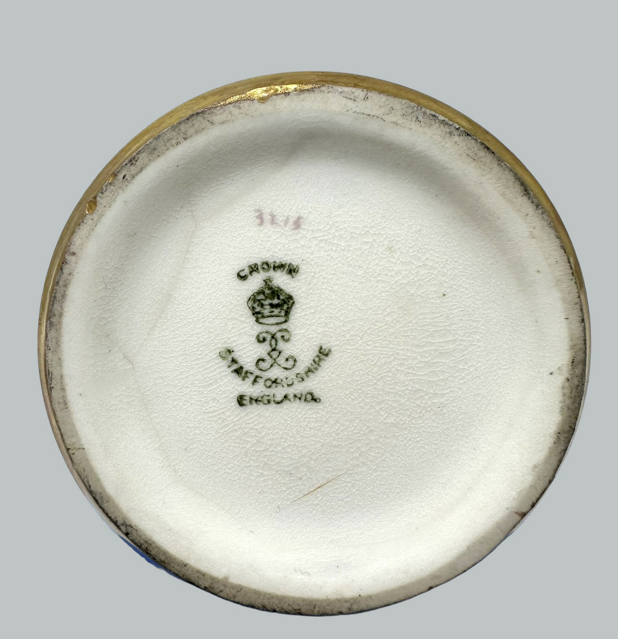 993. Antique English Crown Derby Staffordshire Bone China Urn Vase Centerpiece 19C - Image 7