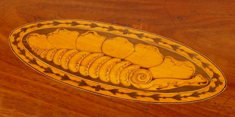 713. Fine English Georgian Mahogany Bow-Fronted Sideboard late 18thCt - Image 4