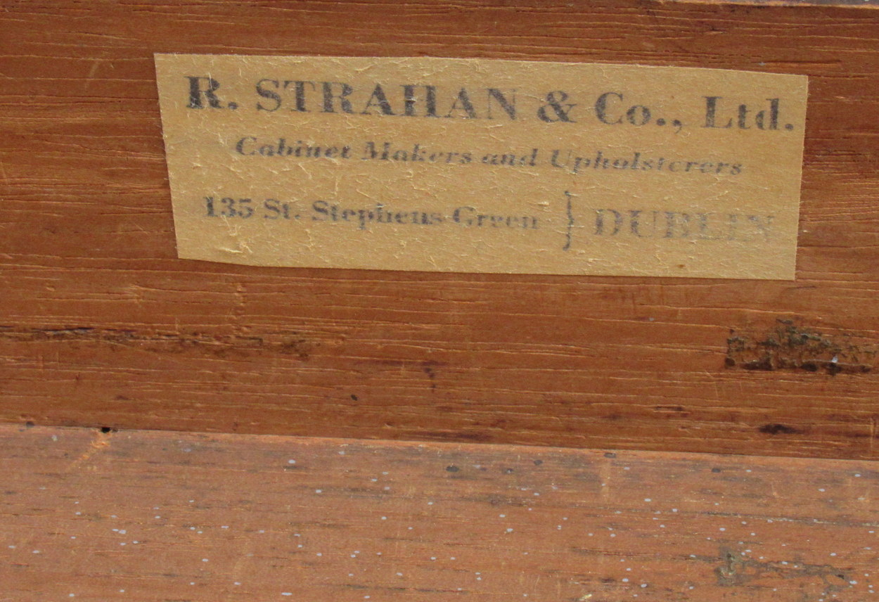 676. Irish Regency Mahogany Canterbury by Robert Strahan Dublin - Image 6