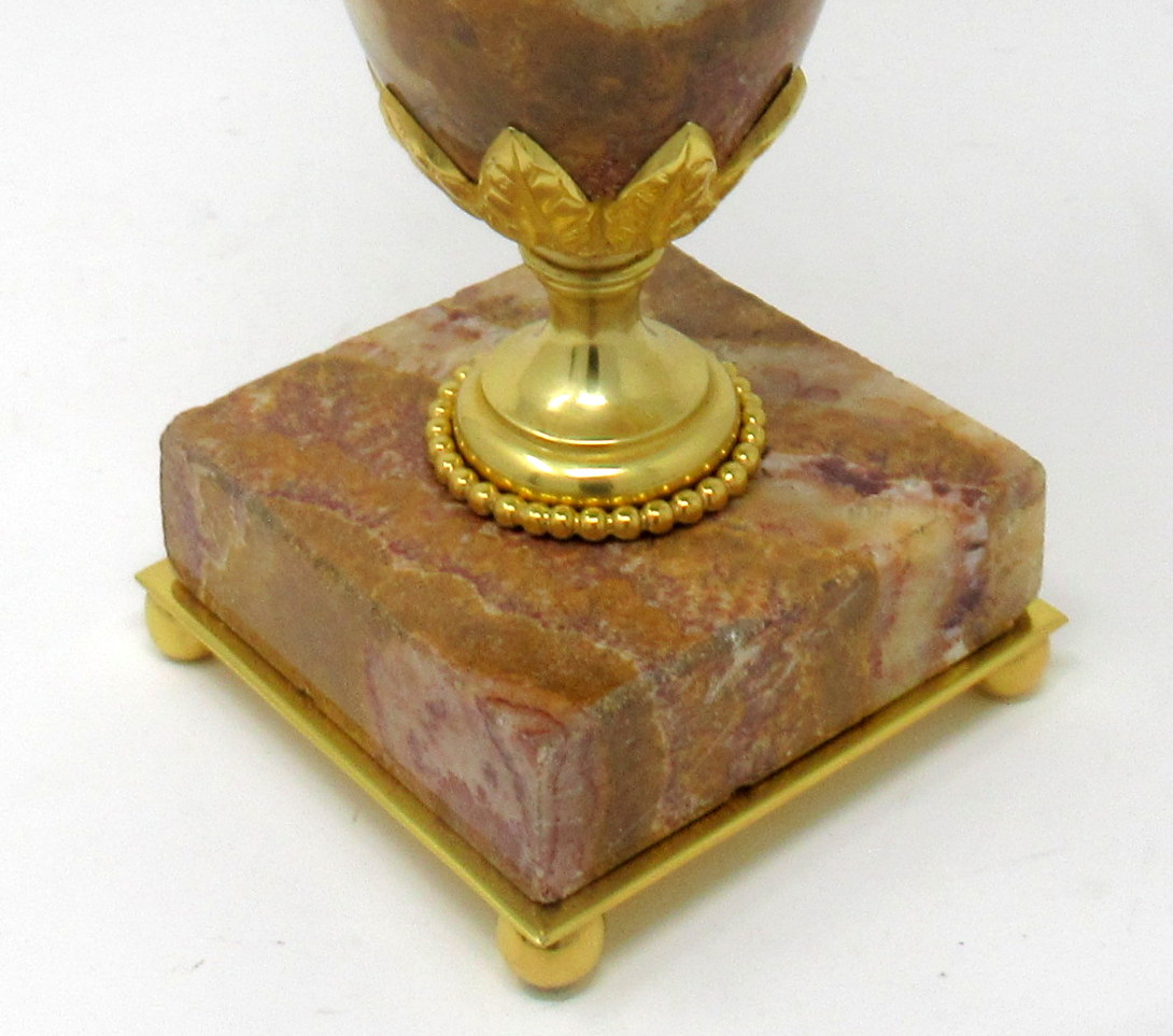 988. Fine Pair French BRECHE-VIOLETTE Gilt Bronze Table Lamps 19th Ct - Image 8