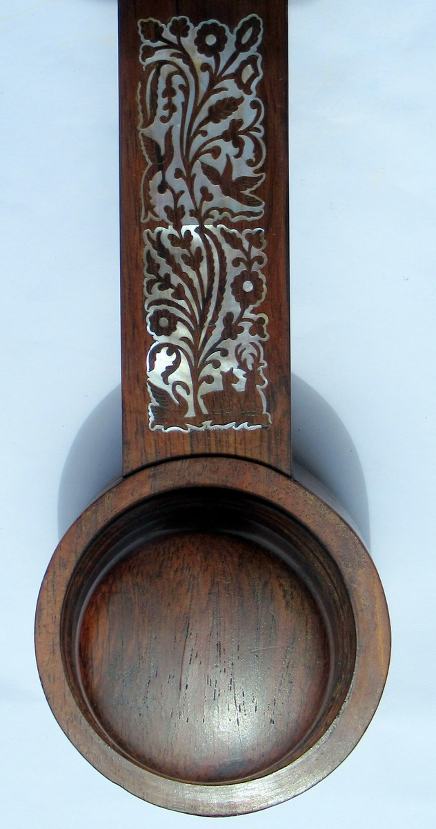 367. Superb Rosewood Stick Barometer Abraham Cheltenhan early 19thCt - Image 8