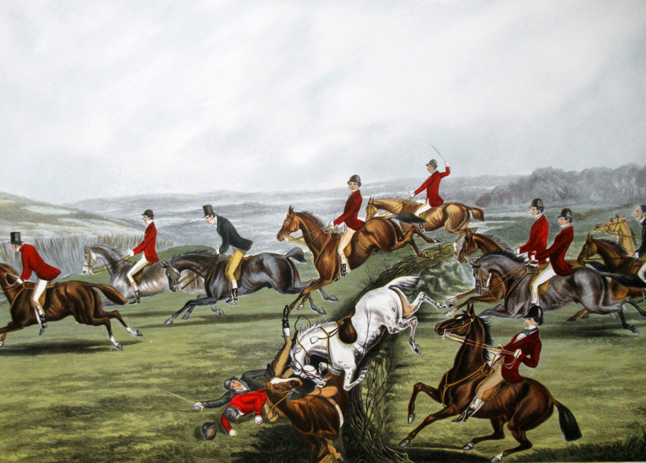 755. The Oxford Drag after C R Winter Set Four Colour Print - Image 2