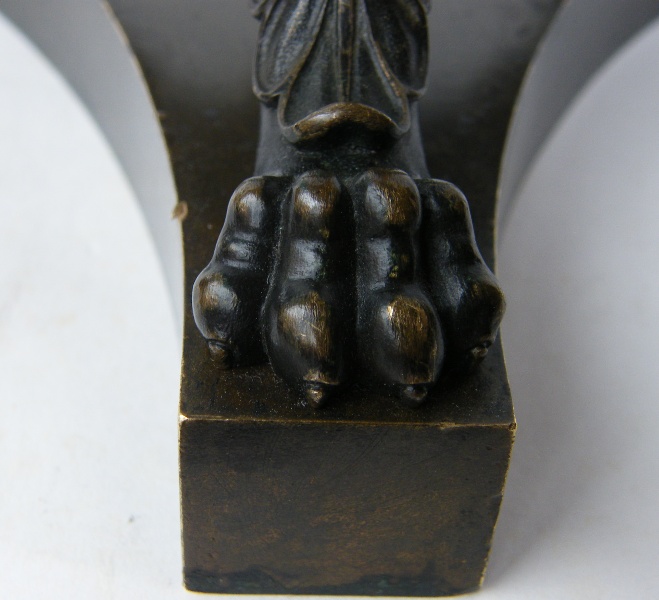 695. Fine Pair French Bronze Candelabra Manner Claude Michel Clodion - Image 14