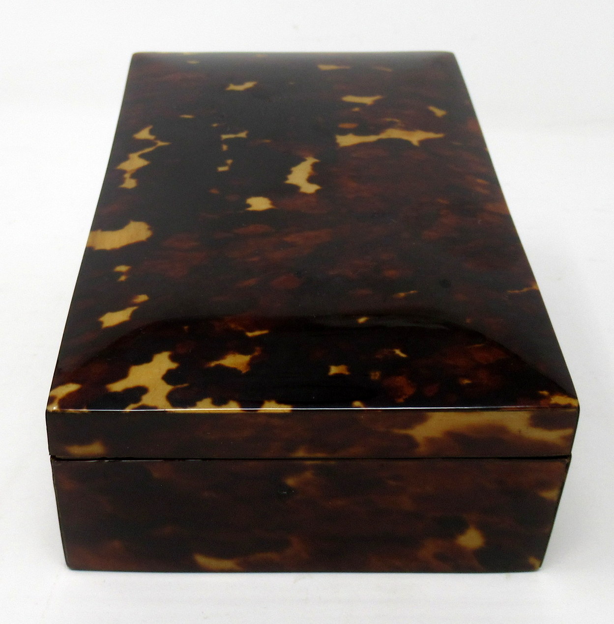 297. Fine Well Figured Tortoiseshell Ladies Jewellery Casket late 19thCt - Image 8