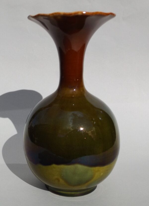 996. Rare Irish Vase Frederick Vodrey Dublin 19Ct