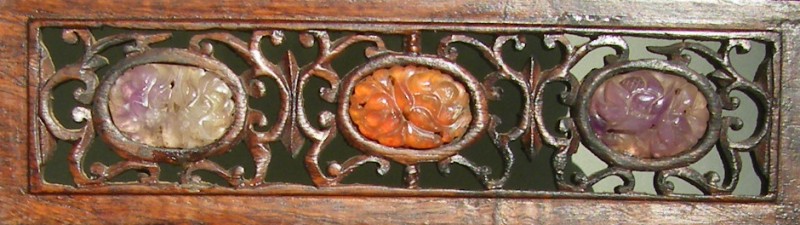 412. Sold. Chinese Miniature Table Screen 19th Ct - Image 8