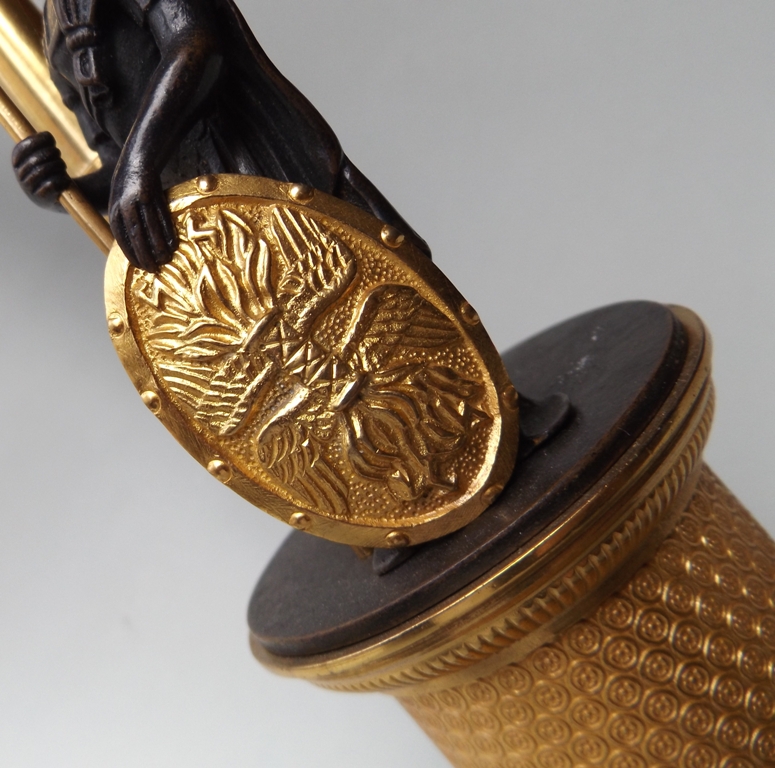 242. Stunning Pair Ormolu Bronze Candelabra Athena and Ares - Image 8