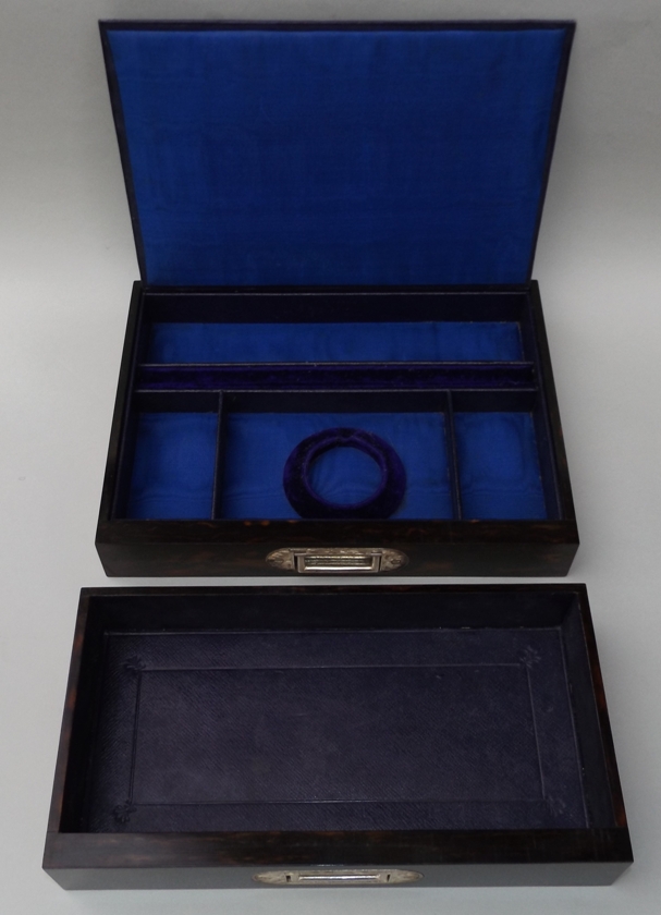 192. Rare Irish Coromandel Vanity Box Austins Dublin 19thCt - Image 4