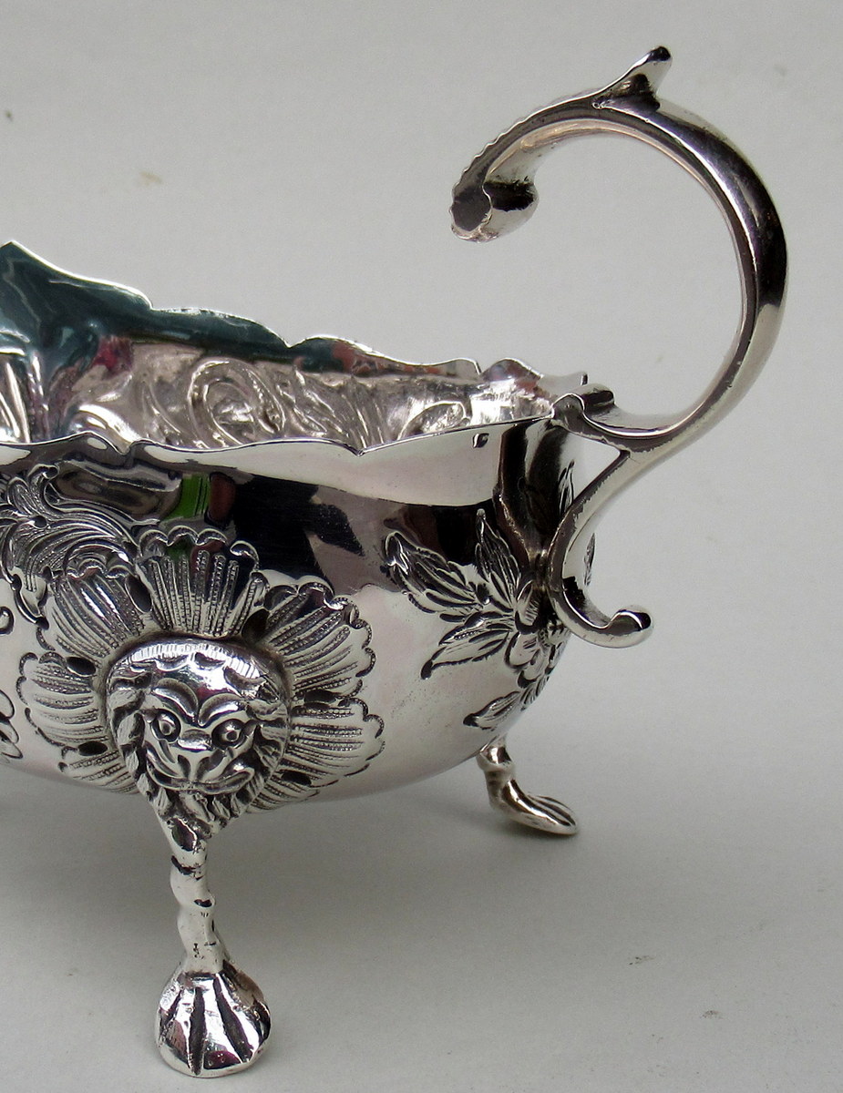 603. Rare Irish Silver Gravy Boat by Charles Lamb Dublin 1901. 6.5ozs - Image 5