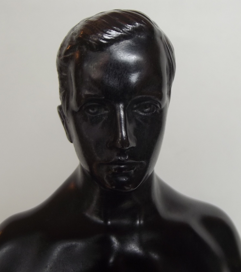 285. Oskar Gladenbeck 1850-1921 Superb Male Nude Bronze - Image 6