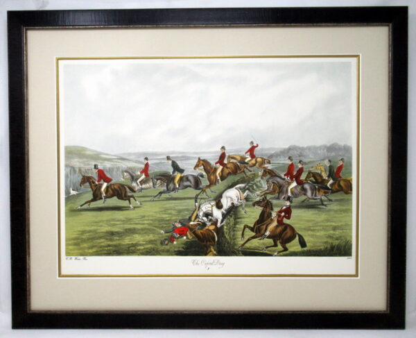 755. The Oxford Drag after C R Winter Set Four Colour Print