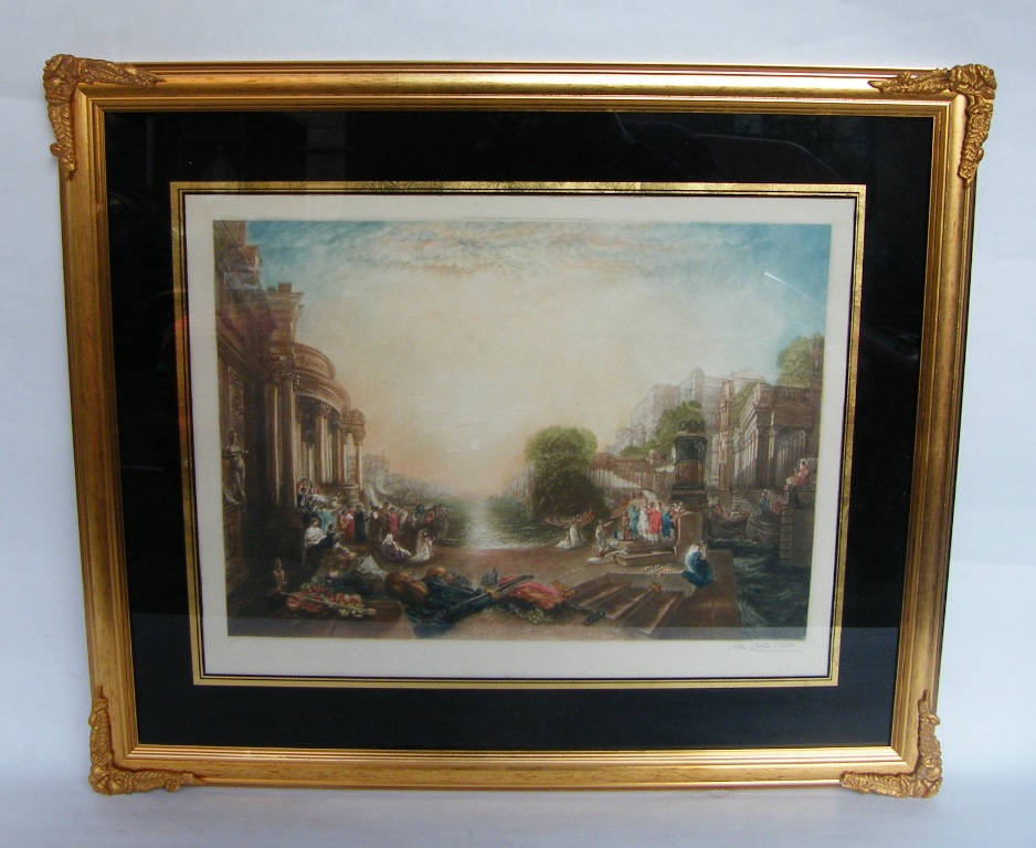 760 Original John Cother Webb 1855-1927 Engraving after J.M.W. Turner - Image 4