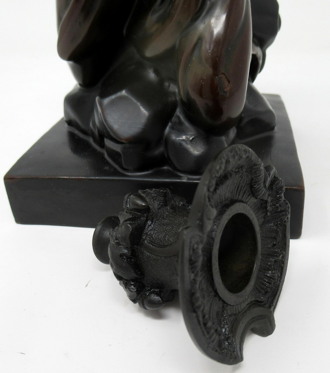 993. Fine Staffordshire Figure of a Triton John Flaxman by Wood Caldwell 1810 - Image 8