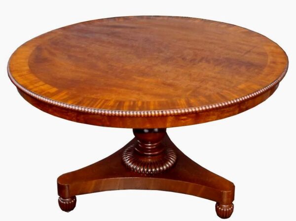 646. Fine Regency Mahogany Center Table attributed to Gillows early 19thCt