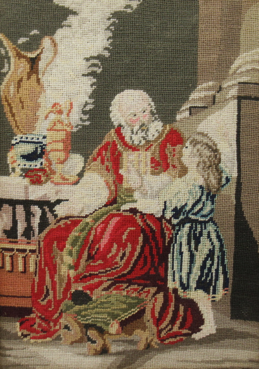 277. Belgian Tapestry Christ Among the Doctors early 19thCt
